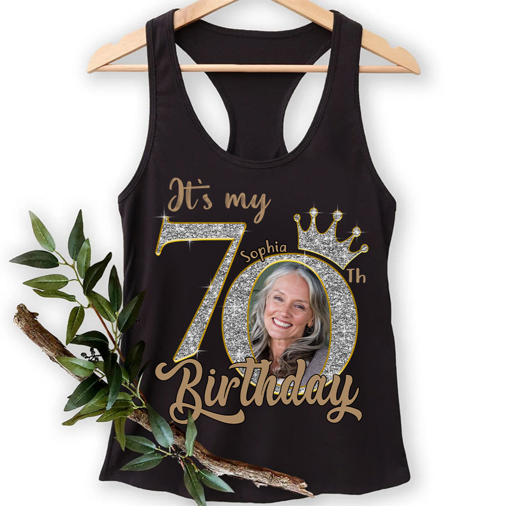 70th Birthday Shirts, Custom Birthday Shirts, Turning 70 Shirt, Gifts For Women Turning 70, 70 And Fabulous Shirt, 1955 Shirt, 70th Birthday Shirts For Her - YPT-HCT