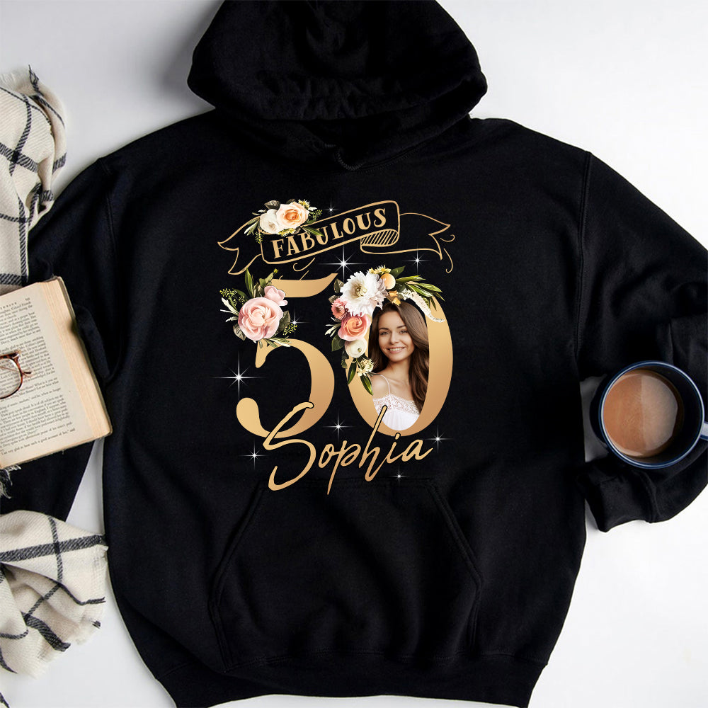 50th Birthday Shirts, Custom Birthday Shirts, Turning 50 Shirt, Gifts For Women Turning 50, 50 And Fabulous Shirt, 50th Birthday Shirts For Her - YPT-HMT