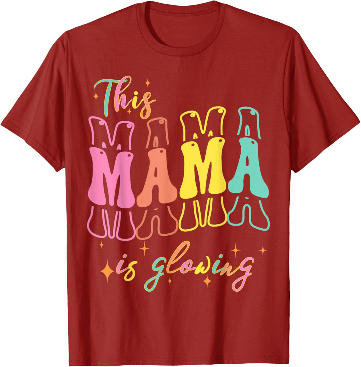 Mothers day Tee, This Mom is Glowing Mom mothers Day