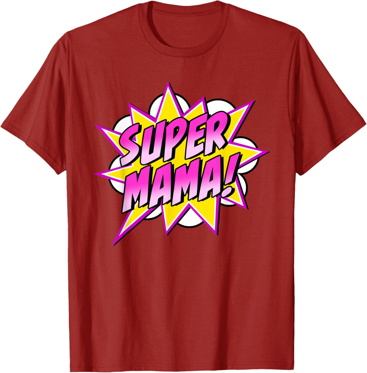 Super Mama Comic Book Superhero Mother&#39;s Day