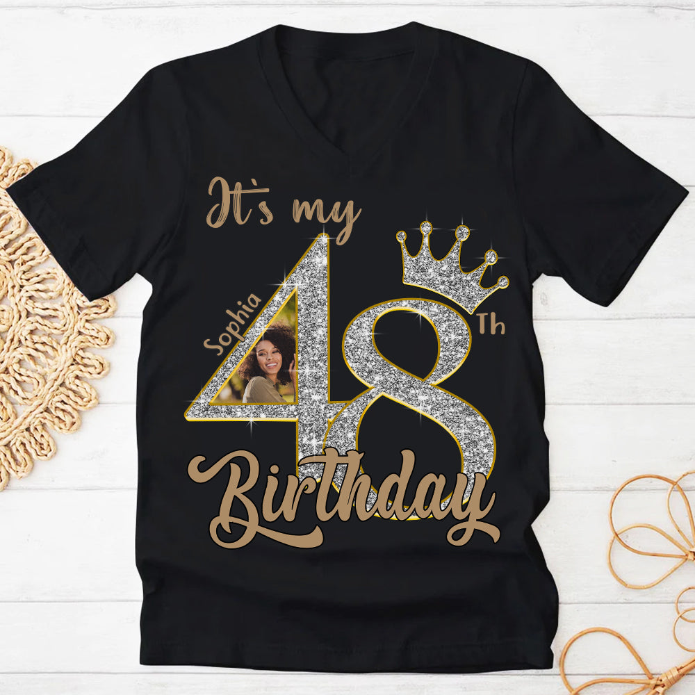 48th Birthday Shirts, Custom Birthday Shirts, Turning 48 Shirt, Gifts For Women Turning 48, 48 And Fabulous Shirt, 1977 Shirt, 48th Birthday Shirts For Her - YPT-HCT
