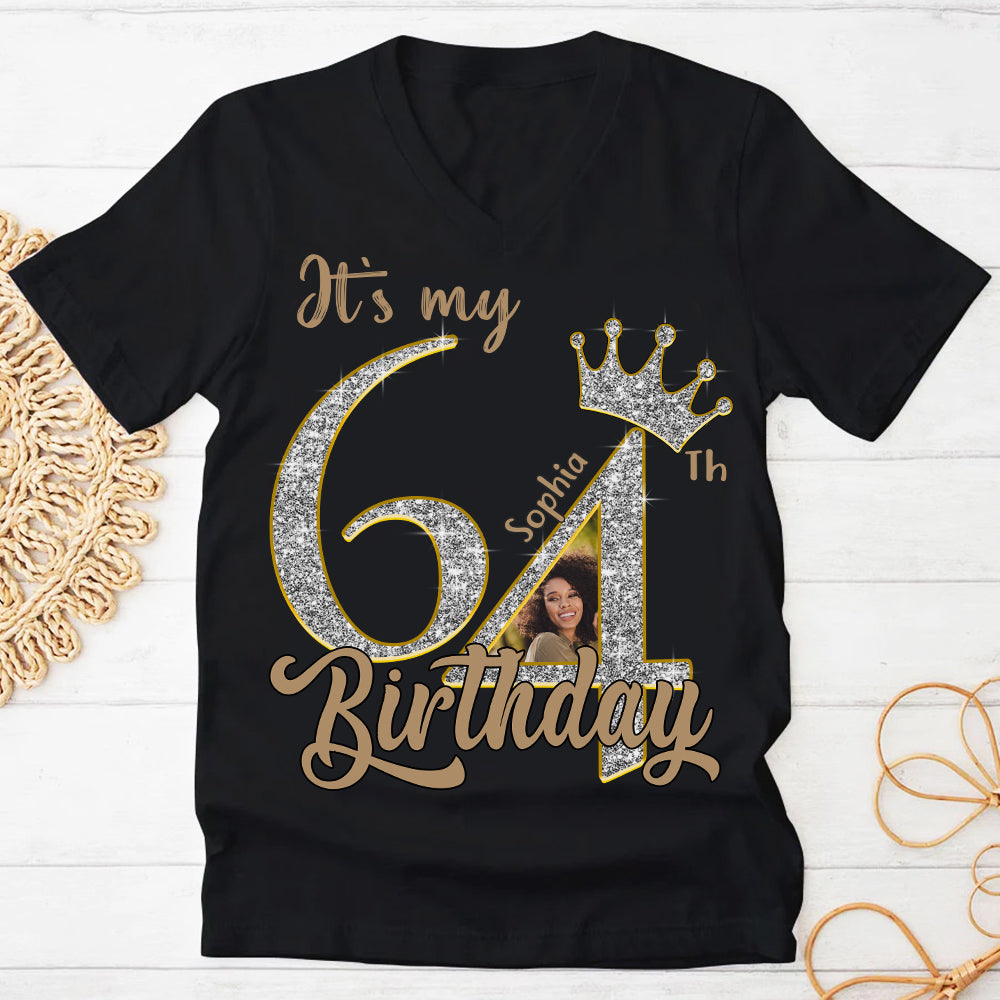 64th Birthday Shirts, Custom Birthday Shirts, Turning 64 Shirt, Gifts For Women Turning 64, 64 And Fabulous Shirt, 1961 Shirt, 64th Birthday Shirts For Her - YPT-HCT