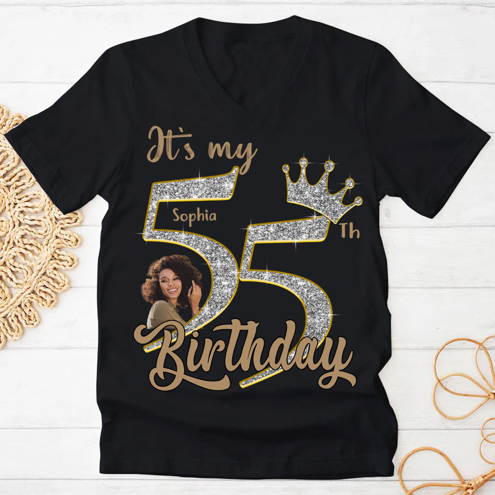 55th Birthday Shirts, Custom Birthday Shirts, Turning 55 Shirt, Gifts For Women Turning 55, 55 And Fabulous Shirt, 1970 Shirt, 55th Birthday Shirts For Her - YPT-HCT
