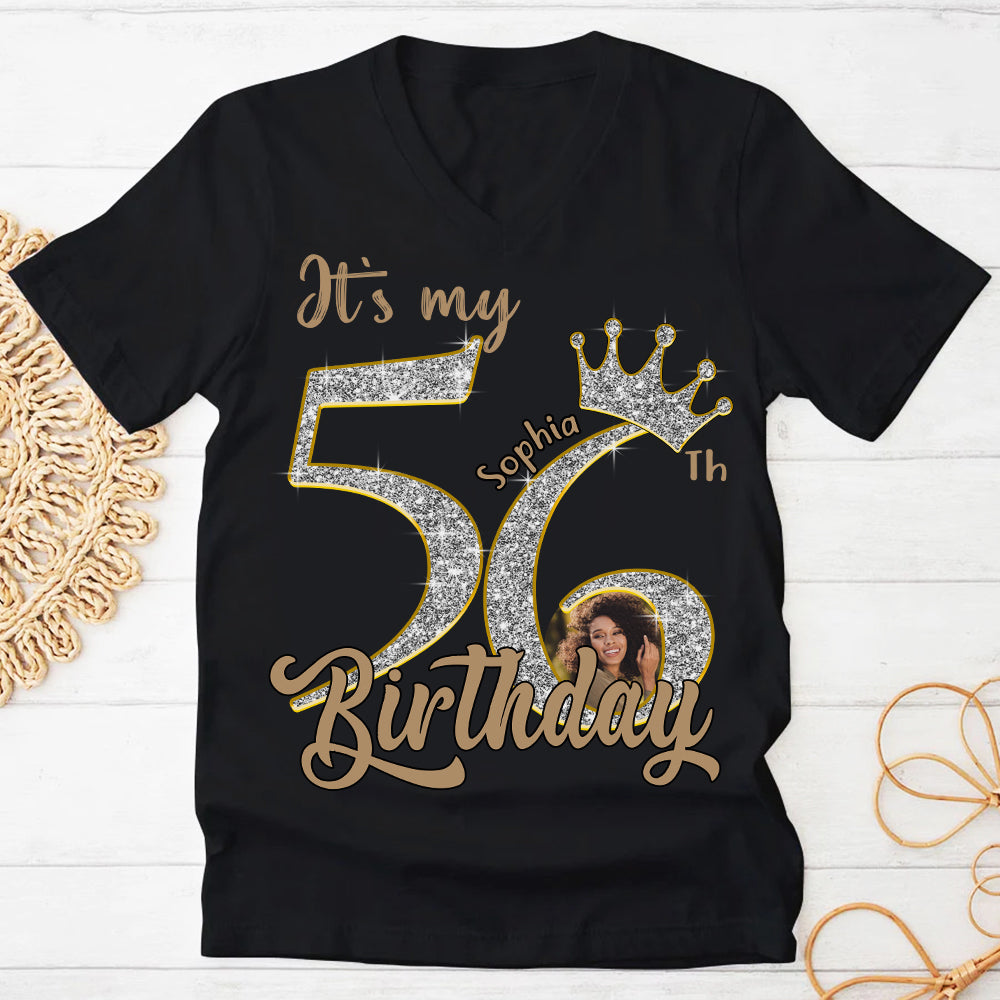56th Birthday Shirts, Custom Birthday Shirts, Turning 56 Shirt, Gifts For Women Turning 56, 56 And Fabulous Shirt, 1969 Shirt, 56th Birthday Shirts For Her-YPT-HCT
