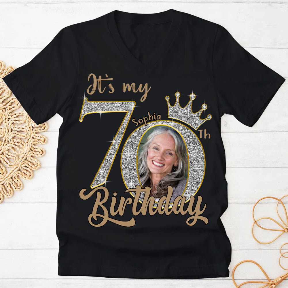 70th Birthday Shirts, Custom Birthday Shirts, Turning 70 Shirt, Gifts For Women Turning 70, 70 And Fabulous Shirt, 1955 Shirt, 70th Birthday Shirts For Her - YPT-HCT