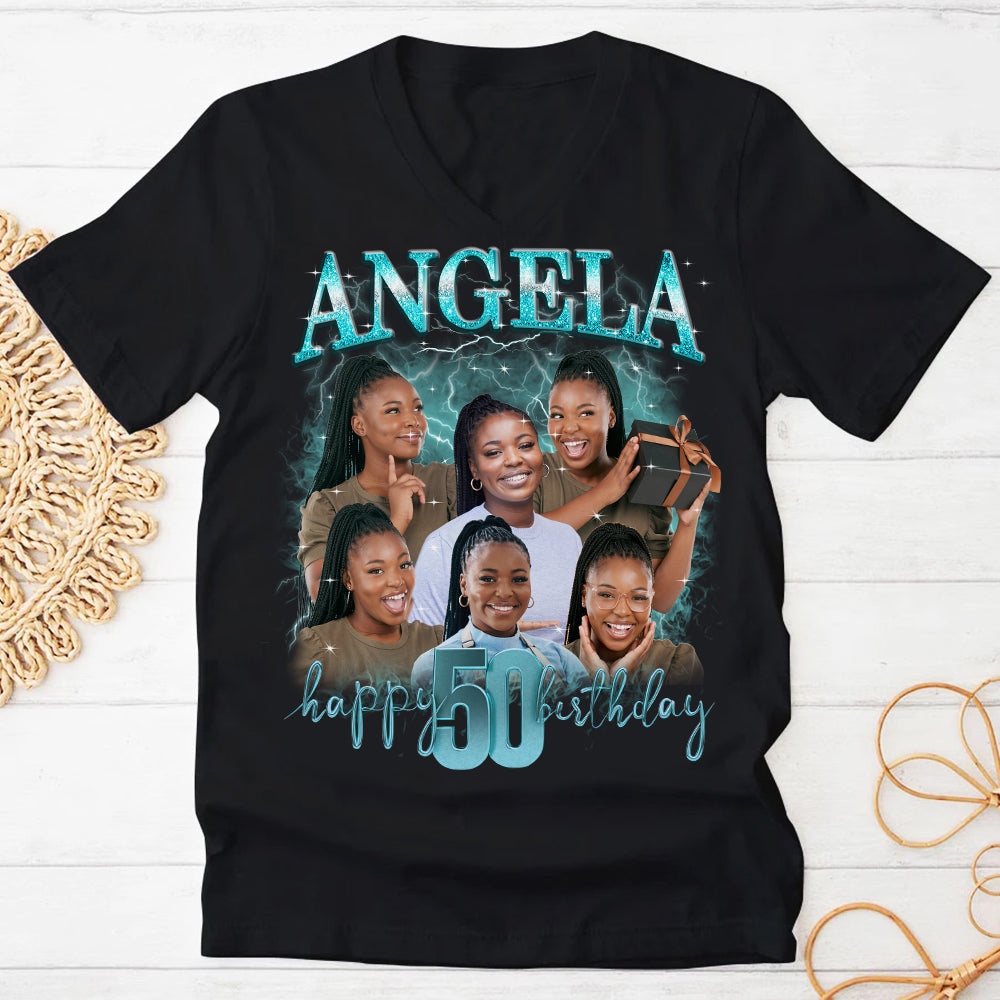 50th Birthday Shirts, Custom Birthday Shirts, Turning 50 Shirt, Gifts For Women Turning 50, 50th Birthday Shirts For Her-YPT-HCT