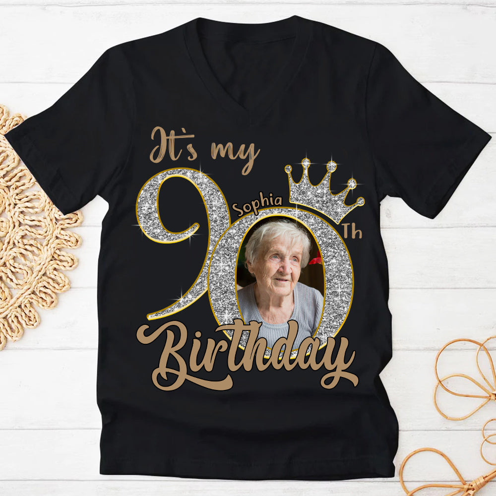 90th Birthday Shirts, Custom Birthday Shirts, Turning 90 Shirt, Gifts For Women Turning 90, 90 And Fabulous Shirt, 1935 Shirt, 90th Birthday Shirts For Her - YPT-HCT