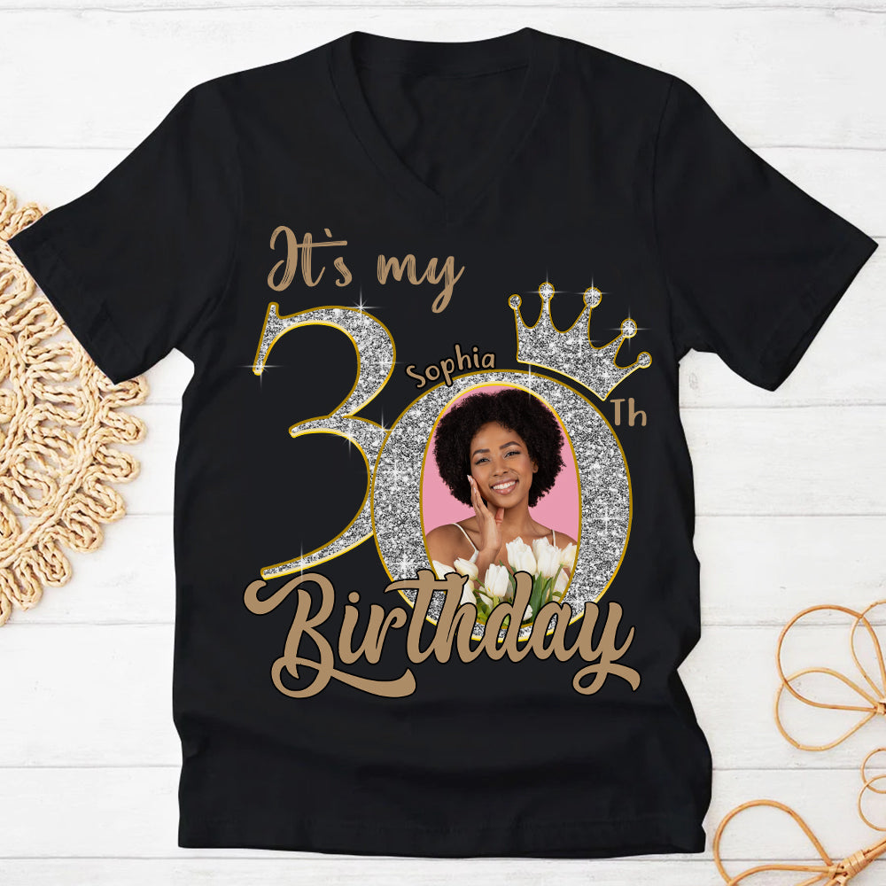 30th Birthday Shirts, Custom Birthday Shirts, Turning 30 Shirt, Gifts For Women Turning 30, 30 And Fabulous Shirt, 1995 Shirt, 30th Birthday Shirts For Her - YPT-HCT
