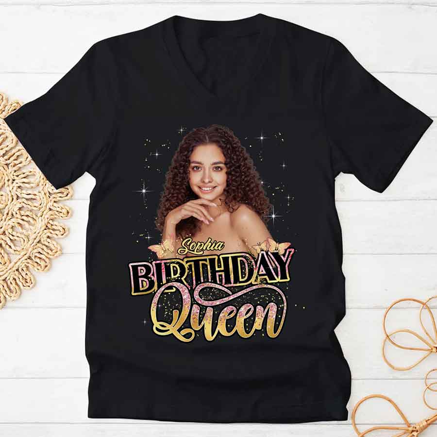 Birthday Shirts, Custom Birthday Shirts, Birthday Shirts For Black Women, Its My Birthday Shirt, Birthday Queen Shirt-YPT-HCT