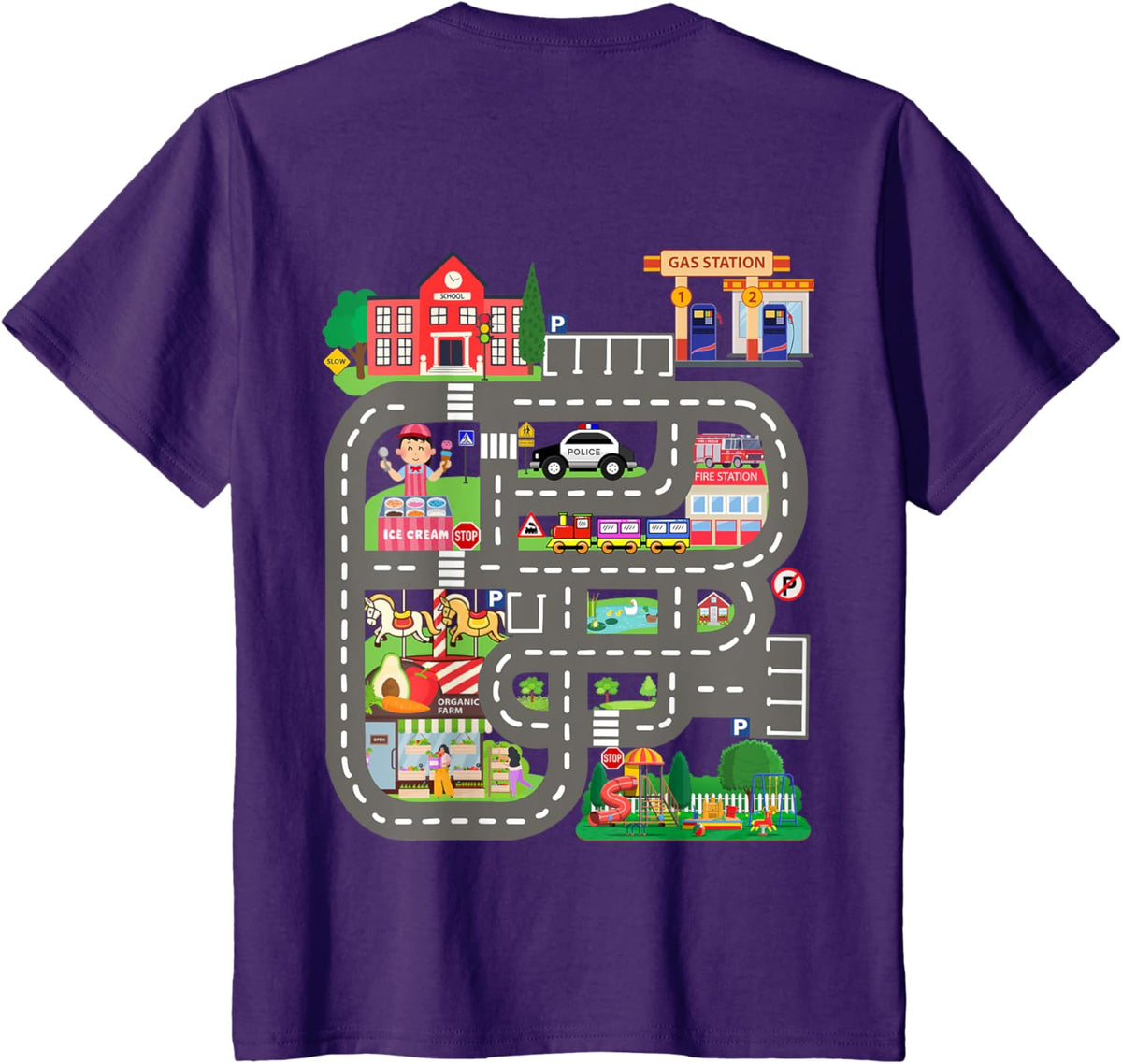 Kids Play Cars on Dad&#39;s Back Funny Father&#39;s Day Race Track