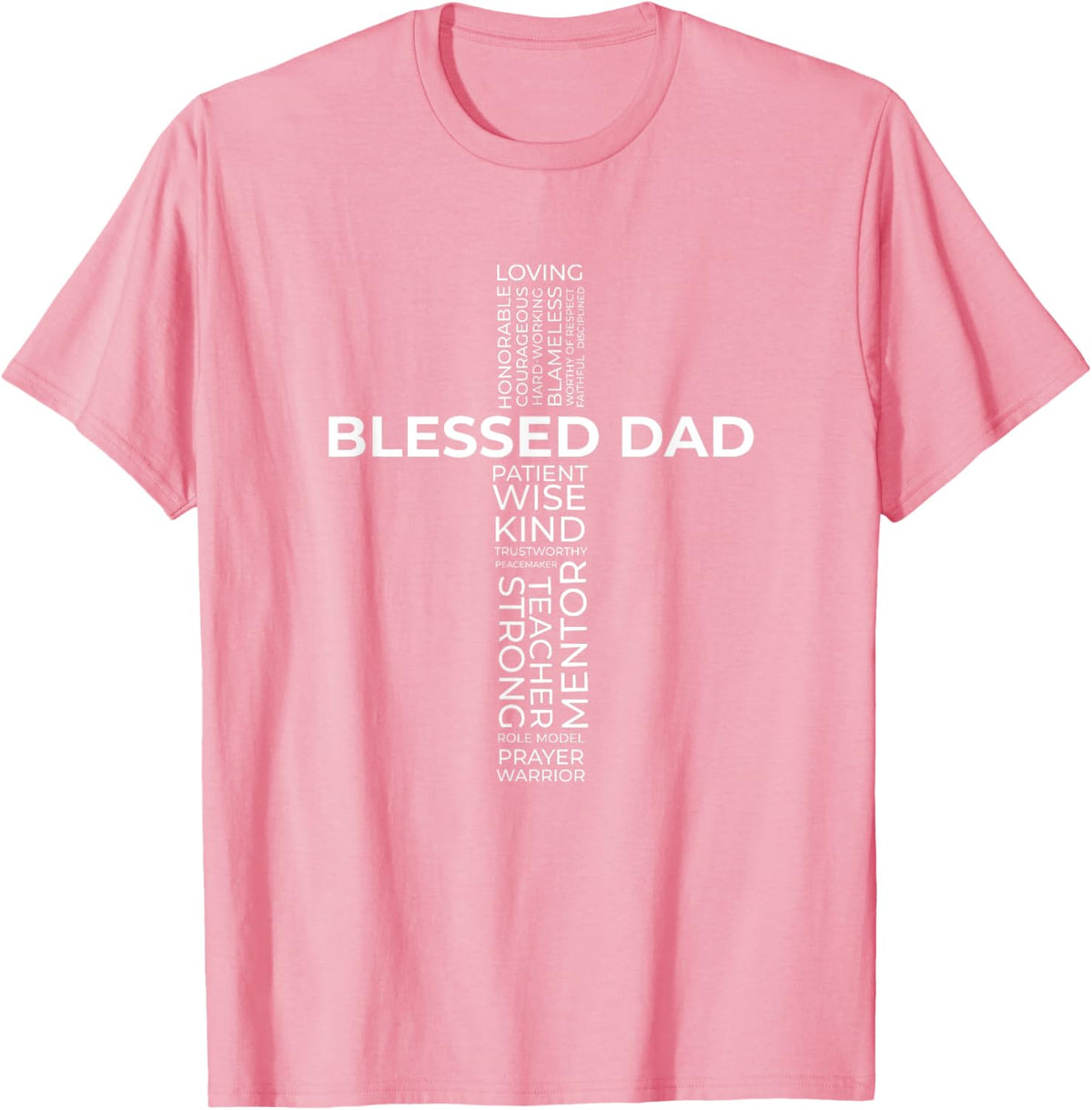 Christian Blessed Dad Cross Father&#39;s Day Shirt