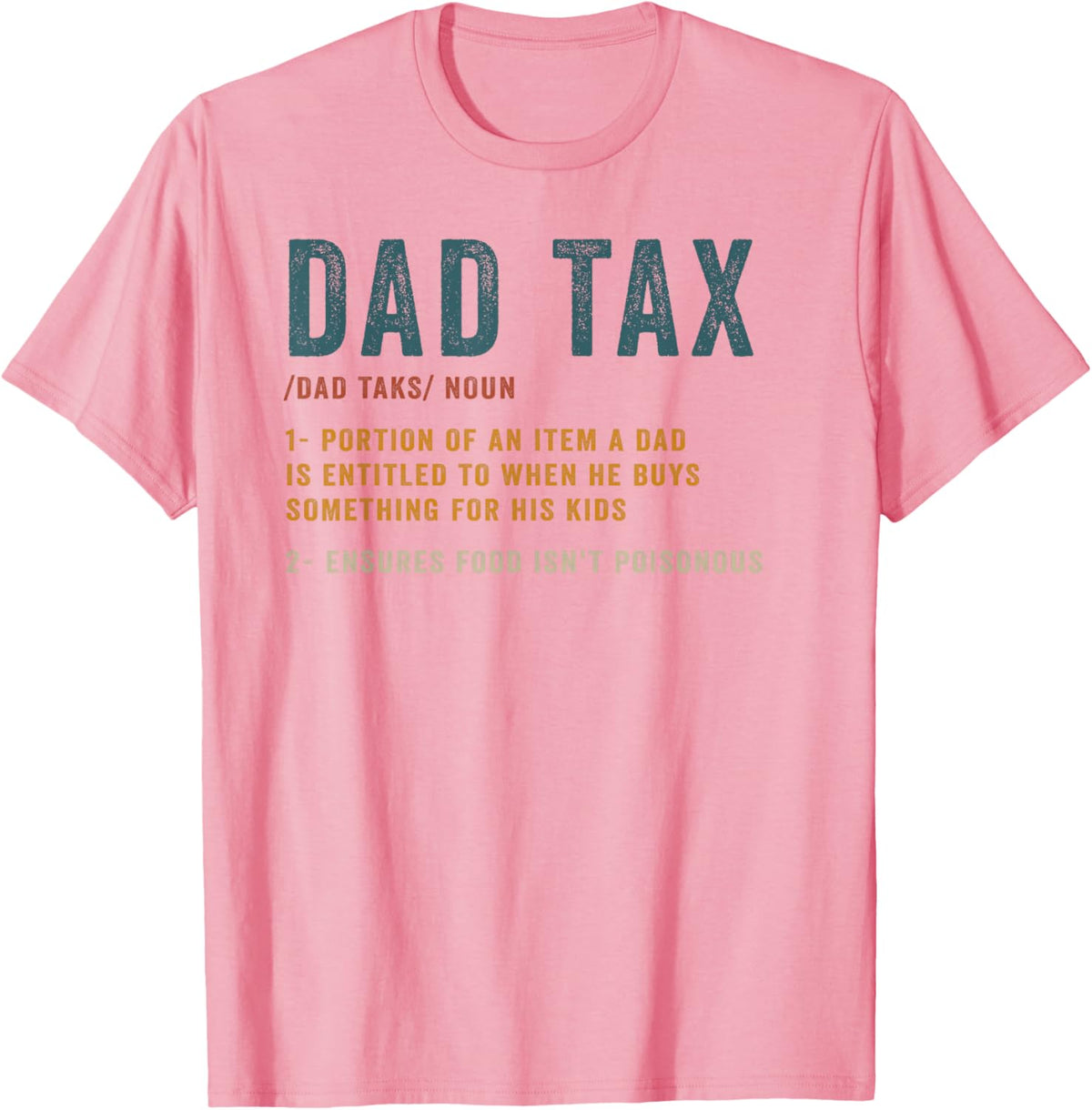 Vintage Dad Tax Definition Men Funny Father&#39;s Day