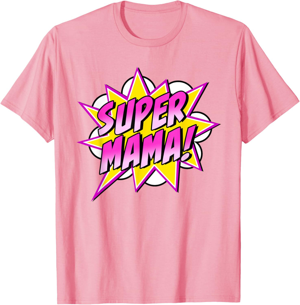 Super Mama Comic Book Superhero Mother&#39;s Day