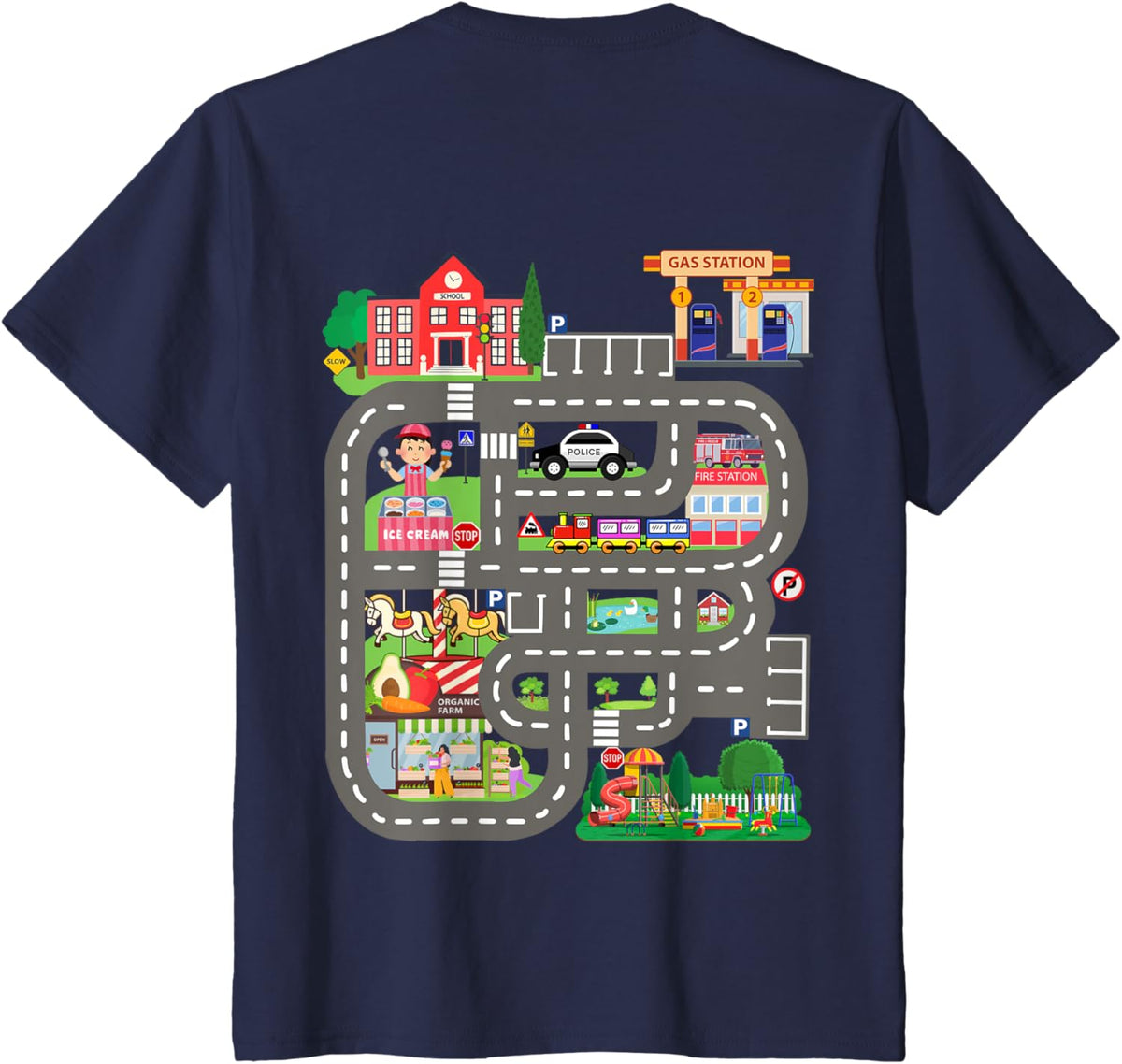 Kids Play Cars on Dad&#39;s Back Funny Father&#39;s Day Race Track