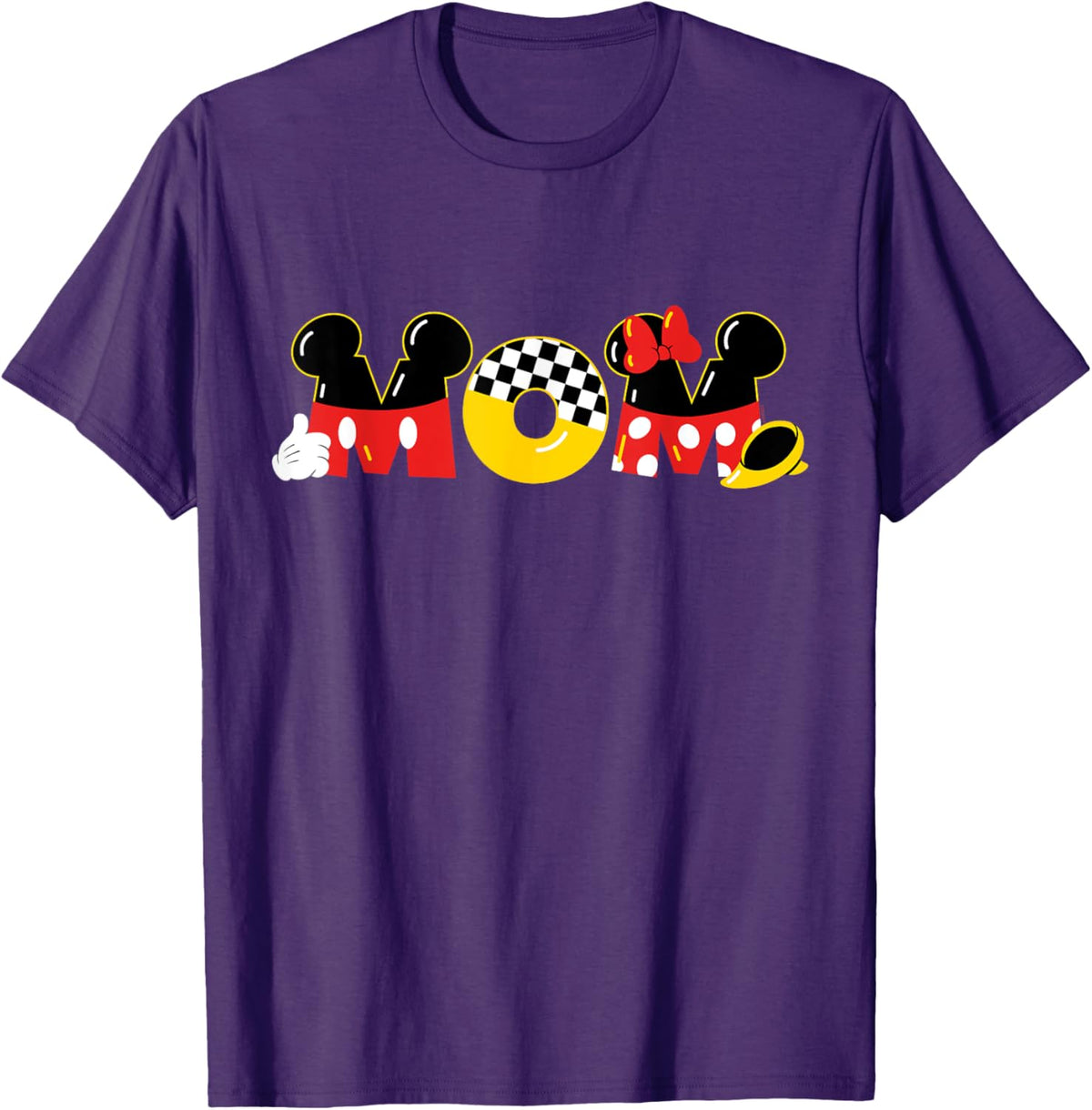 Disney Mickey Mouse &amp; Minnie Mouse Mom Mother\u2019s Day Birthday Mother Shirt