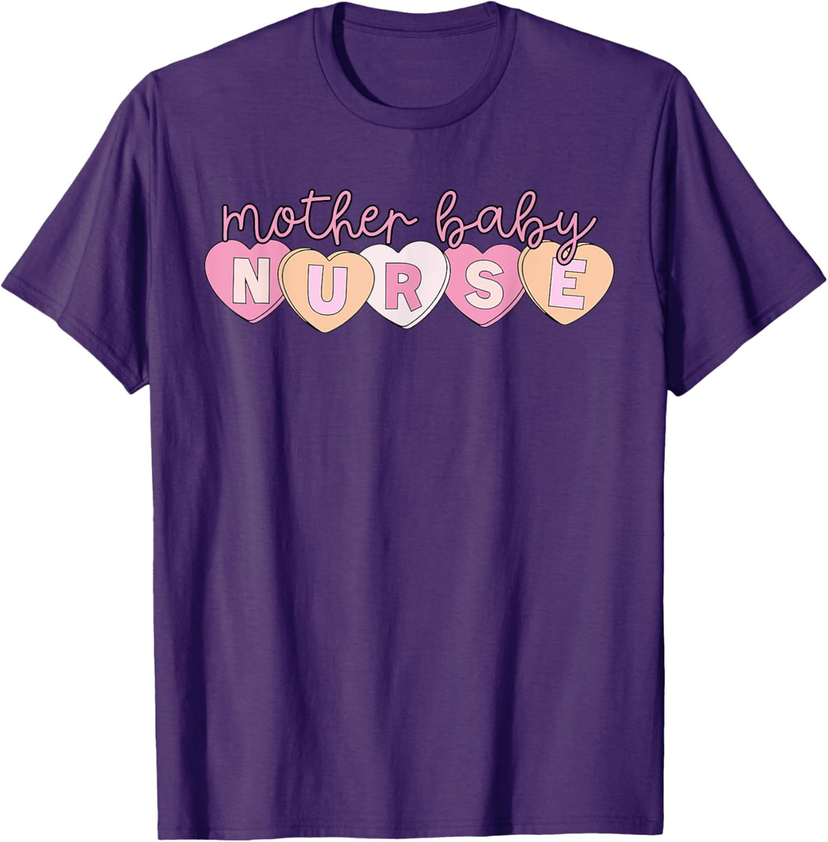 Mother Baby Nurse Hearts Valentine OBGYN Postpartum Nursing