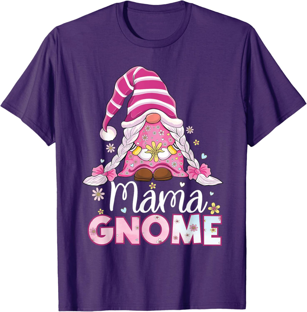 Flower For Mom Gnomies Cute Gnome Mom Happy Mother&#39;s Day