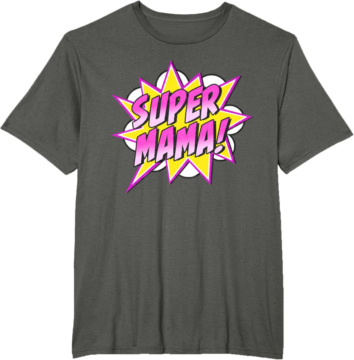 Super Mama Comic Book Superhero Mother&#39;s Day