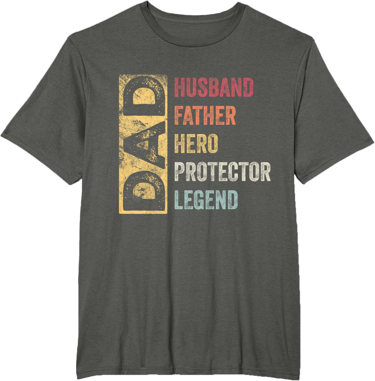 Retro Husband Father Hero Protector Legend Father Day Dad