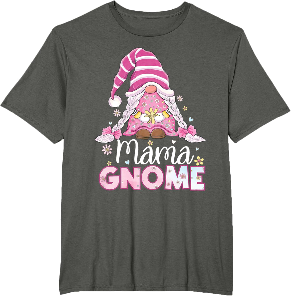 Flower For Mom Gnomies Cute Gnome Mom Happy Mother&#39;s Day