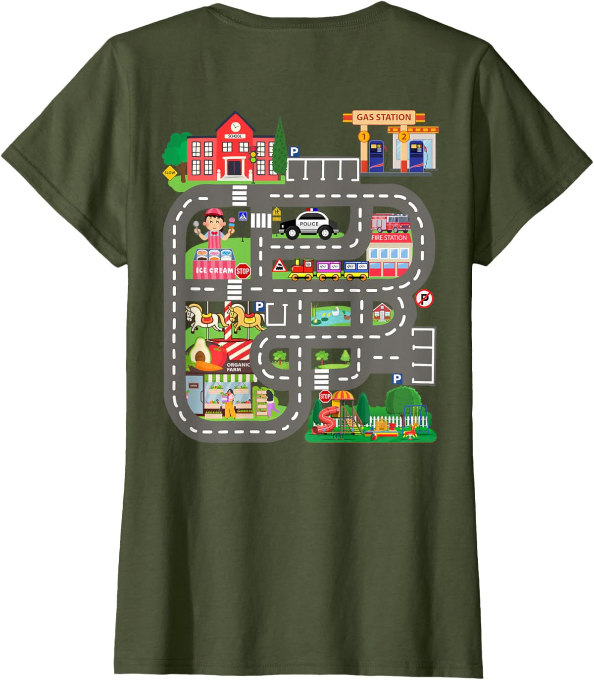 Kids Play Cars on Dad&#39;s Back Funny Father&#39;s Day Race Track