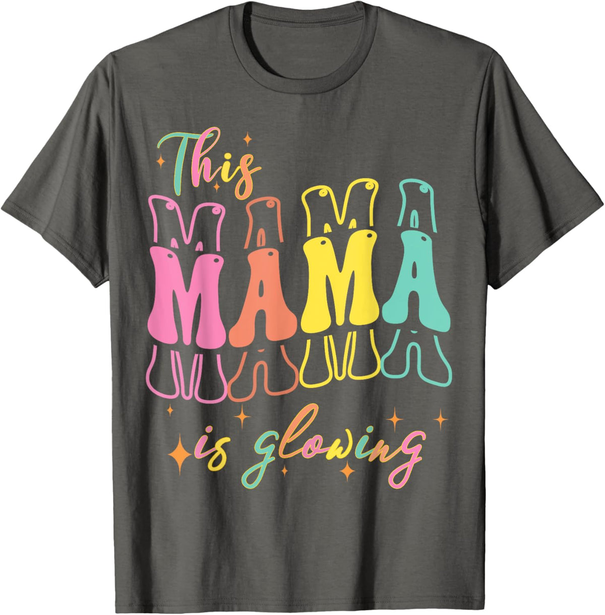 Mothers day Tee, This Mom is Glowing Mom mothers Day