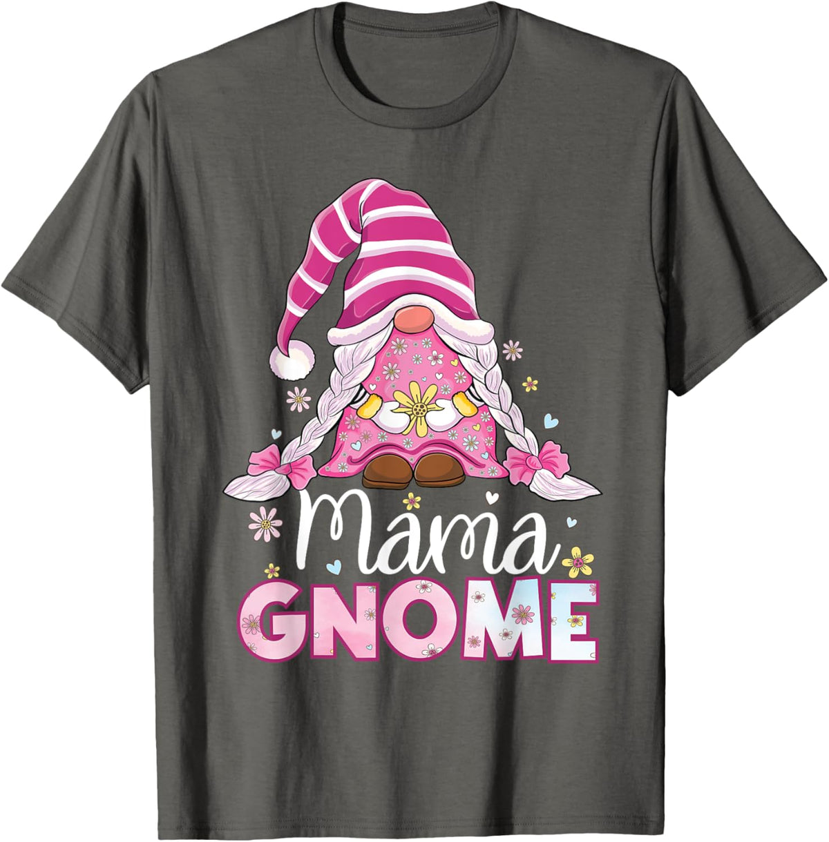 Flower For Mom Gnomies Cute Gnome Mom Happy Mother&#39;s Day