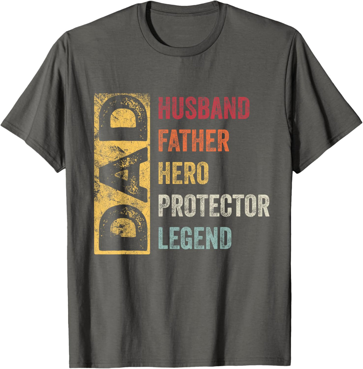 Retro Husband Father Hero Protector Legend Father Day Dad