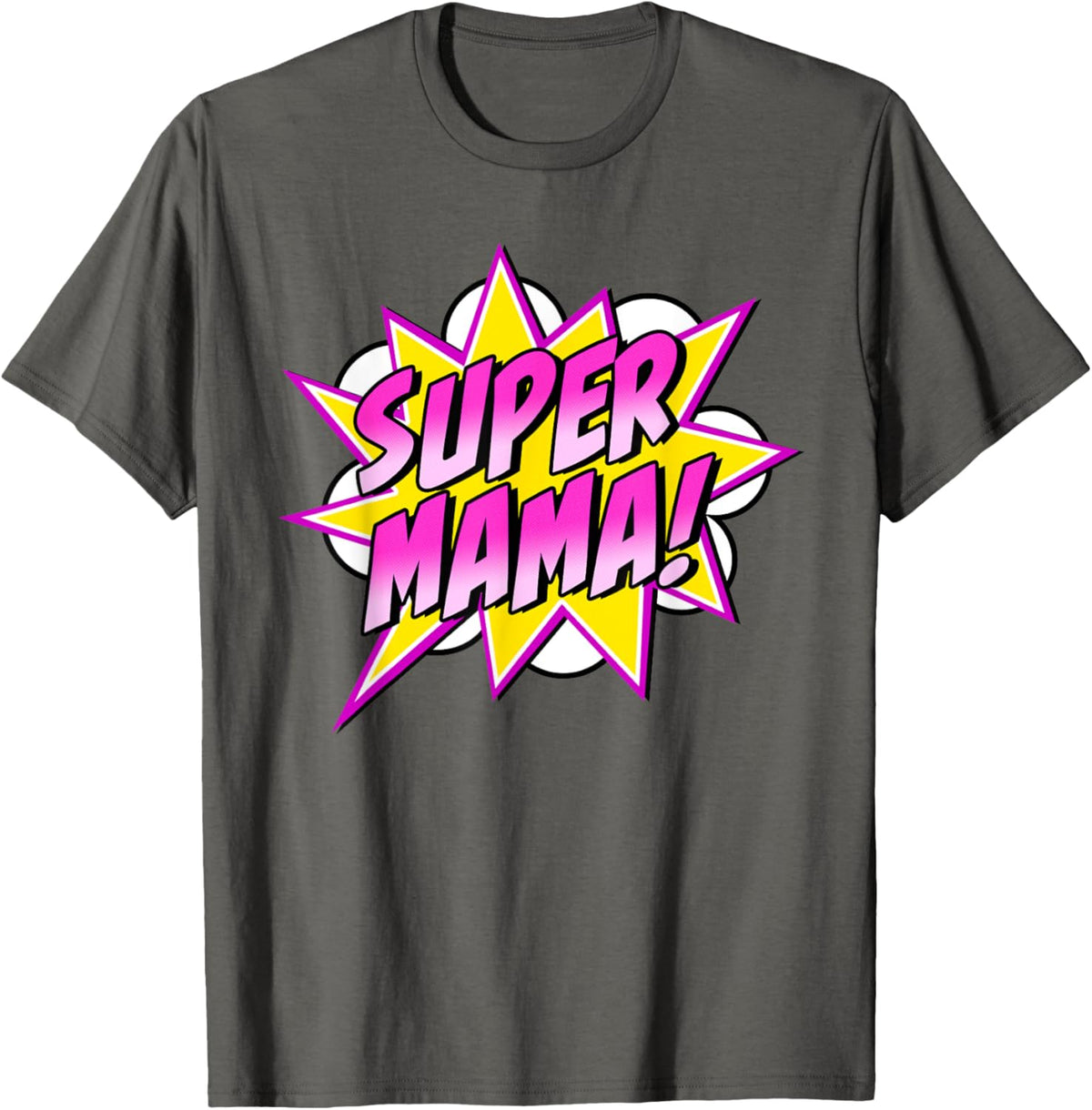 Super Mama Comic Book Superhero Mother&#39;s Day