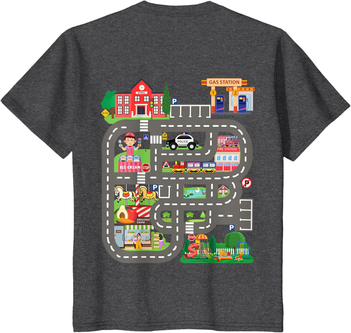 Kids Play Cars on Dad&#39;s Back Funny Father&#39;s Day Race Track