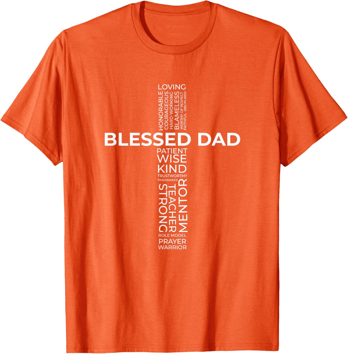 Christian Blessed Dad Cross Father&#39;s Day Shirt