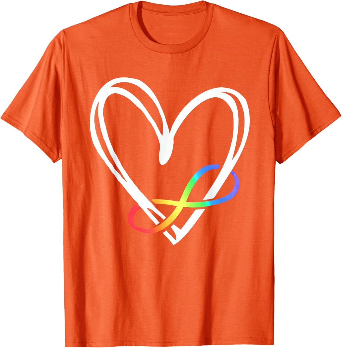 Infinity Heart Autism Awareness Love Needs No Words Tie Dye