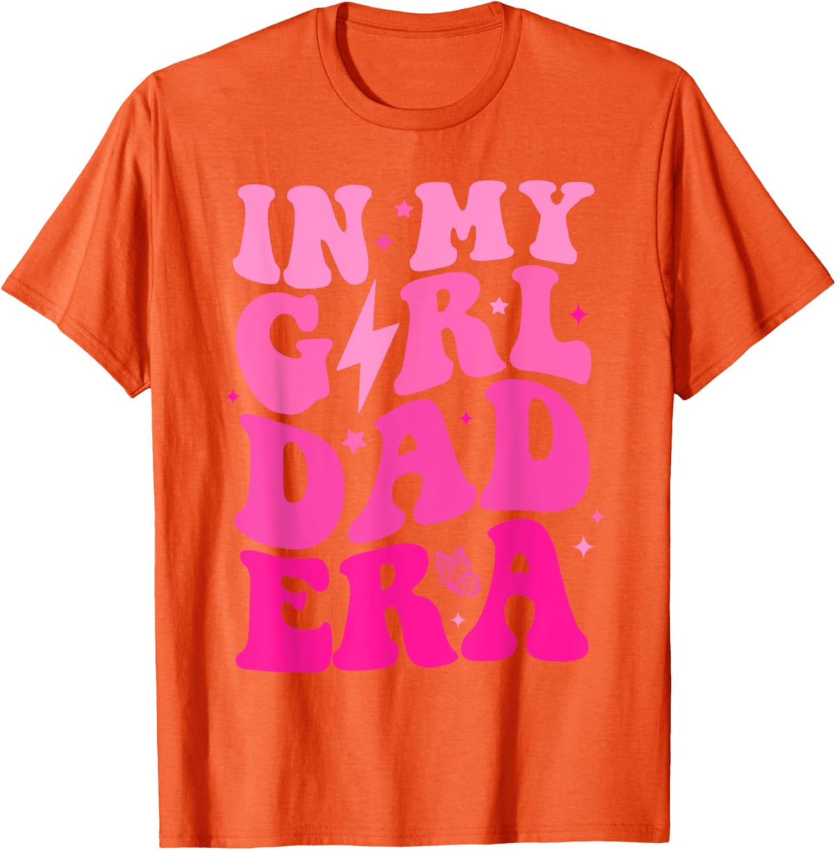In My Dad Era Girl Groovy Retro Papa Fathers Day