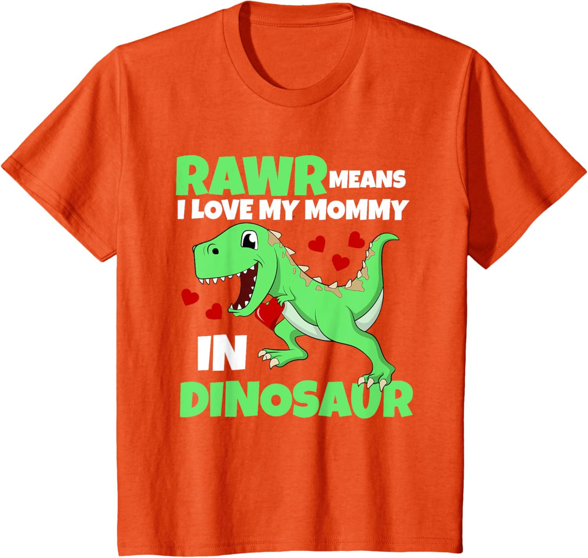 Kids I Love My Mommy Rawr Dinosaur Mom Mother&#39;s Day Toddler Boy Mother Shirt