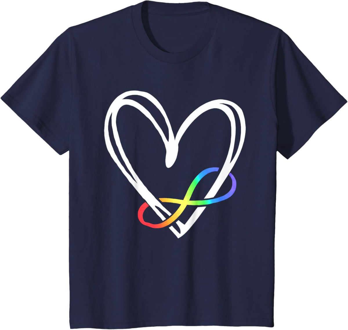 Infinity Heart Autism Awareness Love Needs No Words Tie Dye