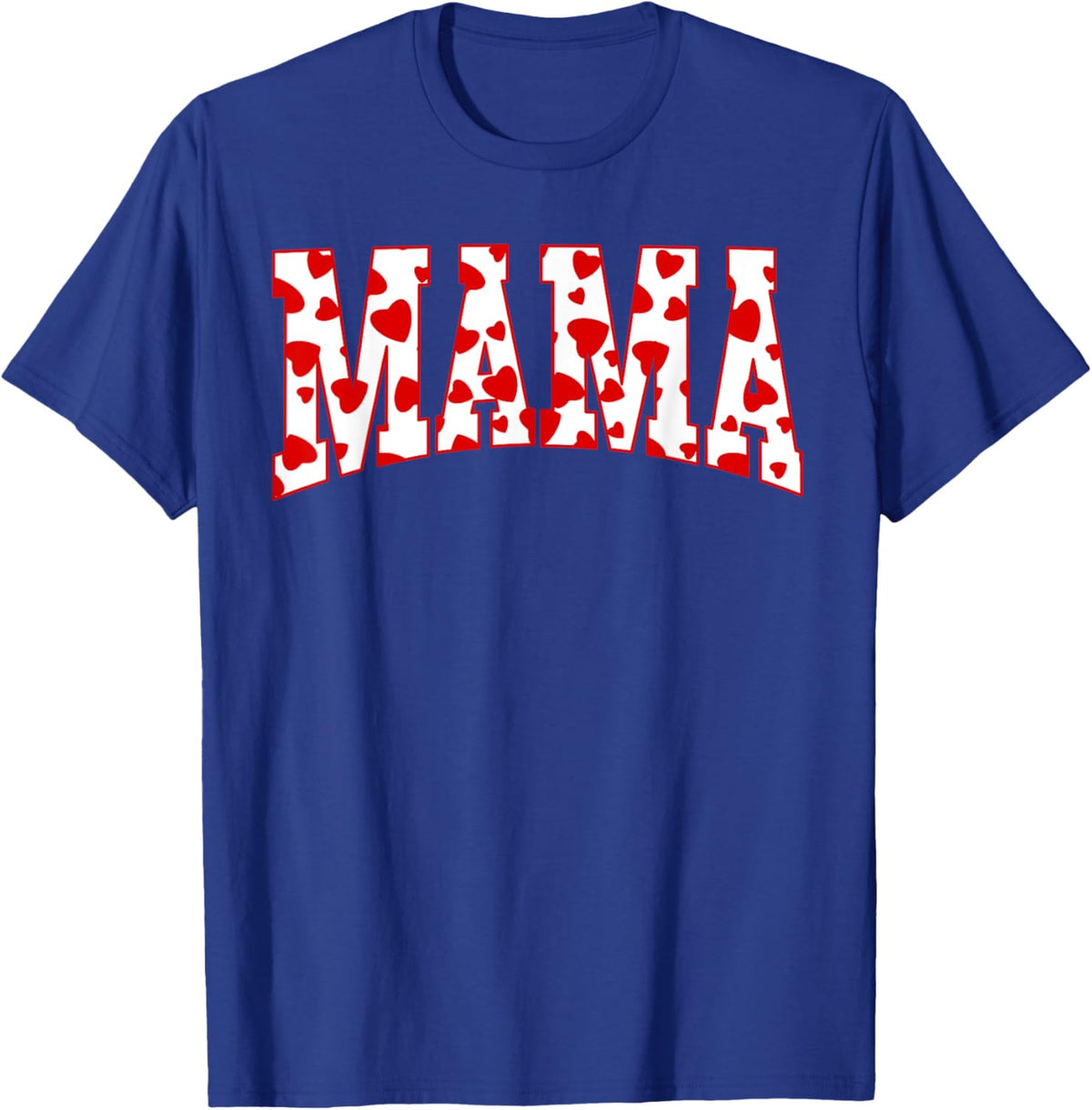 Mama Valentine Heart Valentines Day Family Matching Funny Mother Shirt