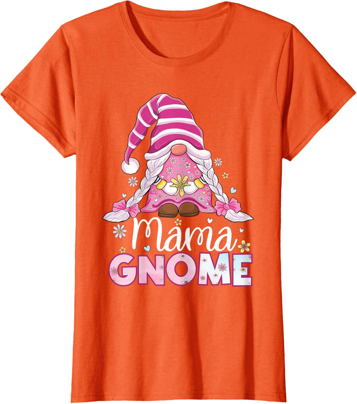 Flower For Mom Gnomies Cute Gnome Mom Happy Mother&#39;s Day