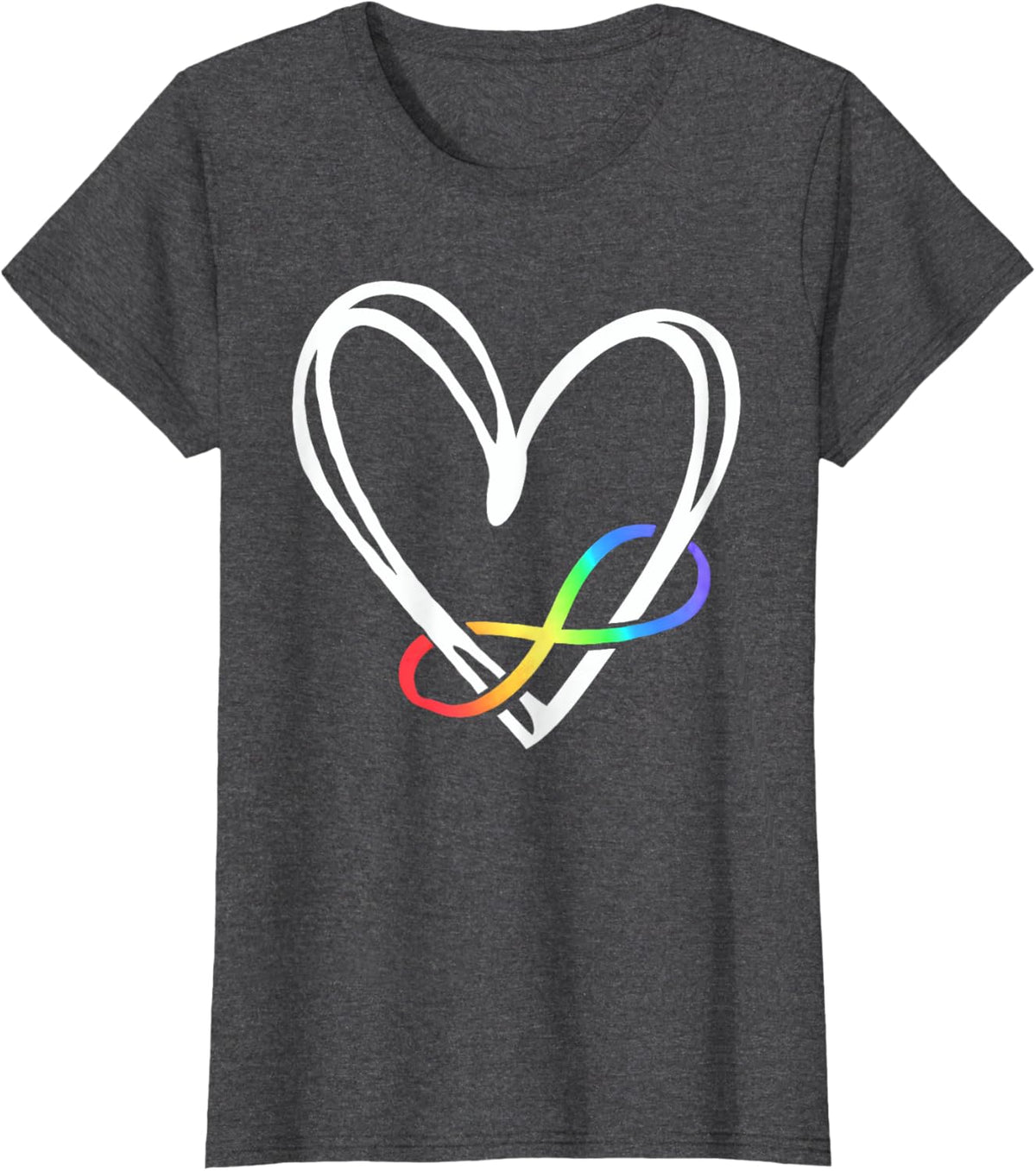 Infinity Heart Autism Awareness Love Needs No Words Tie Dye