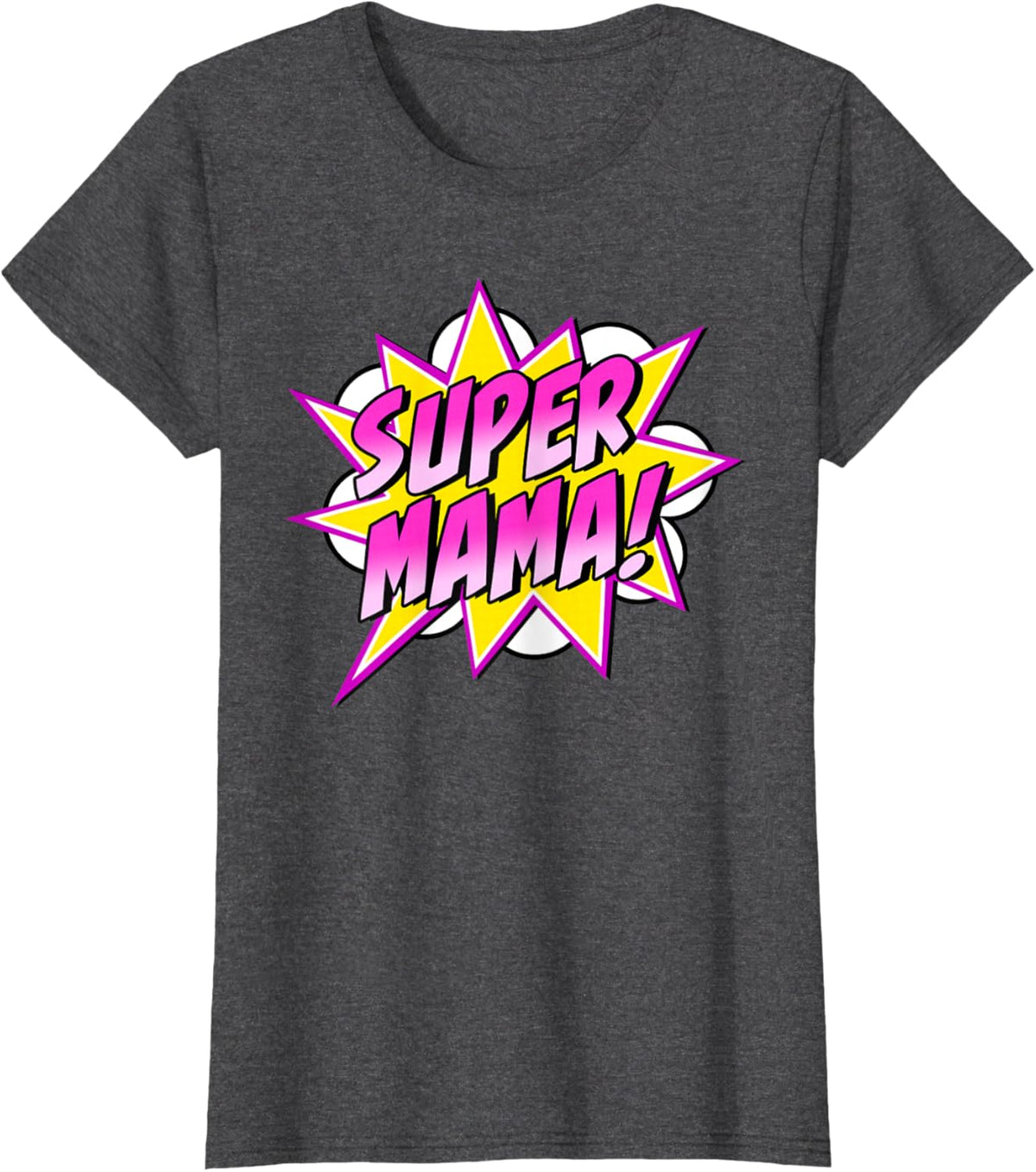 Super Mama Comic Book Superhero Mother&#39;s Day