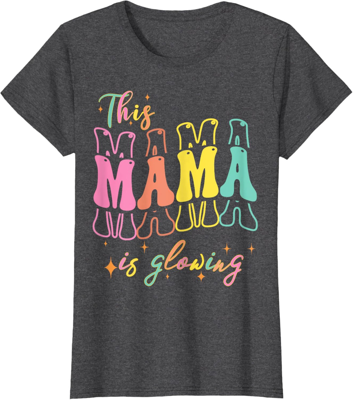 Mothers day Tee, This Mom is Glowing Mom mothers Day