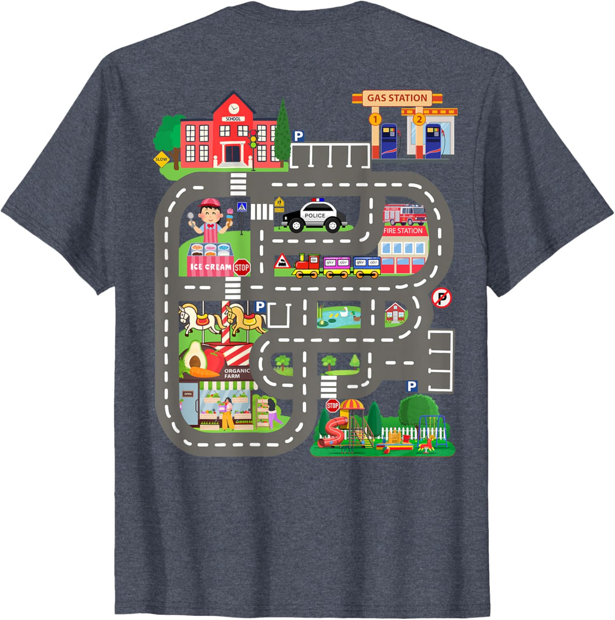 Kids Play Cars on Dad&#39;s Back Funny Father&#39;s Day Race Track