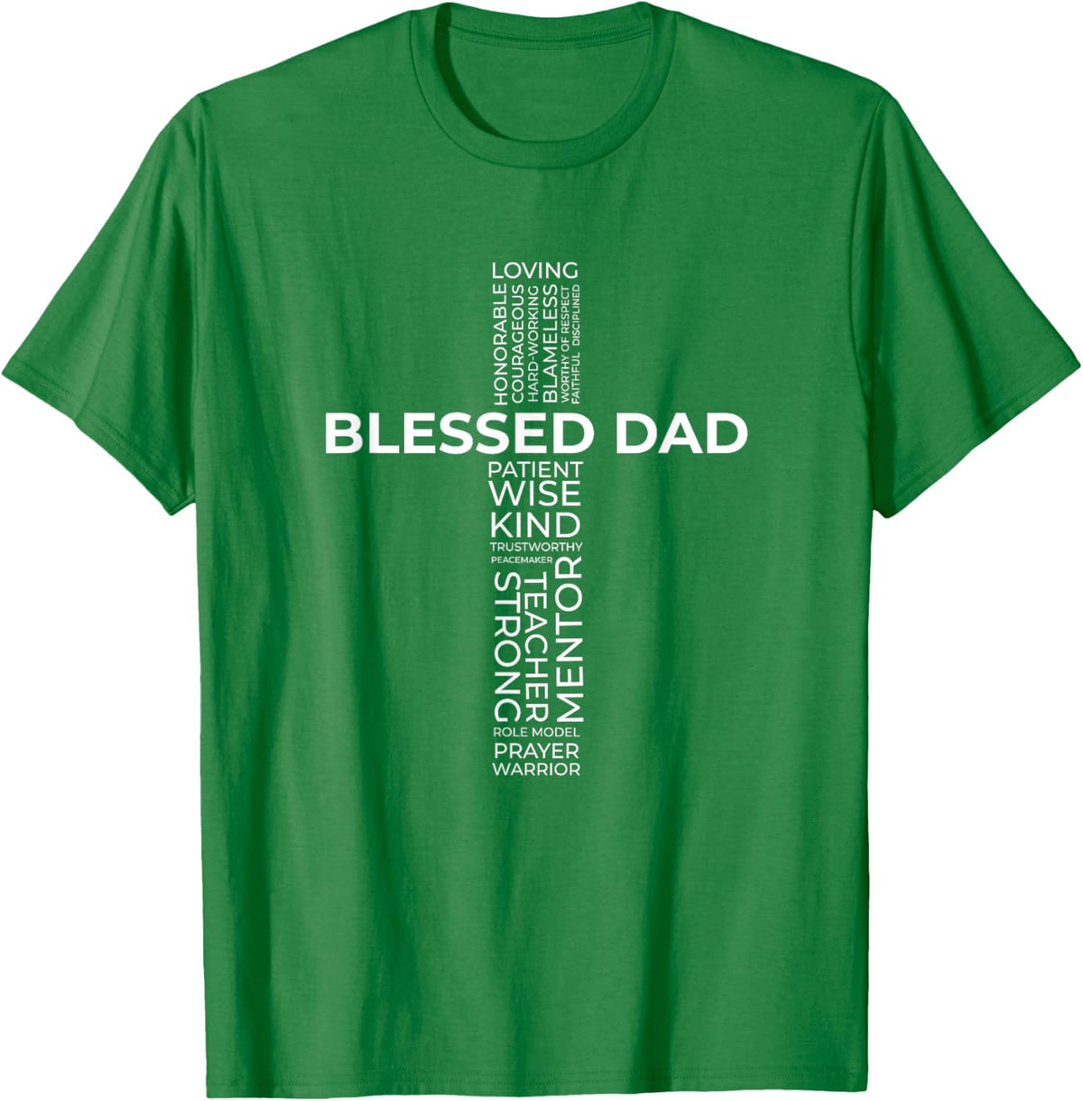Christian Blessed Dad Cross Father&#39;s Day Shirt