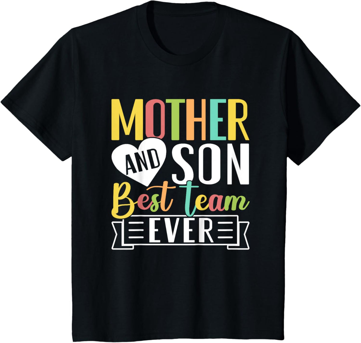 Mothers Day Mama Mom Son Love Mommy Mama Mother&#39;s Black Unisex Classic Fit Crew Neck Short Sleeve Mother Shirt