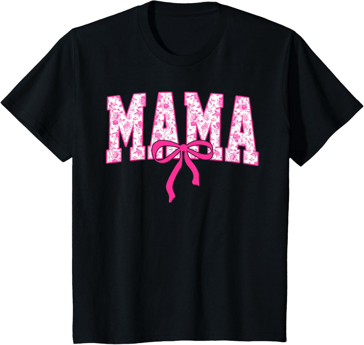 Coquette Pink Chinoiserie Mama Floral Bow Mom Mothers Day