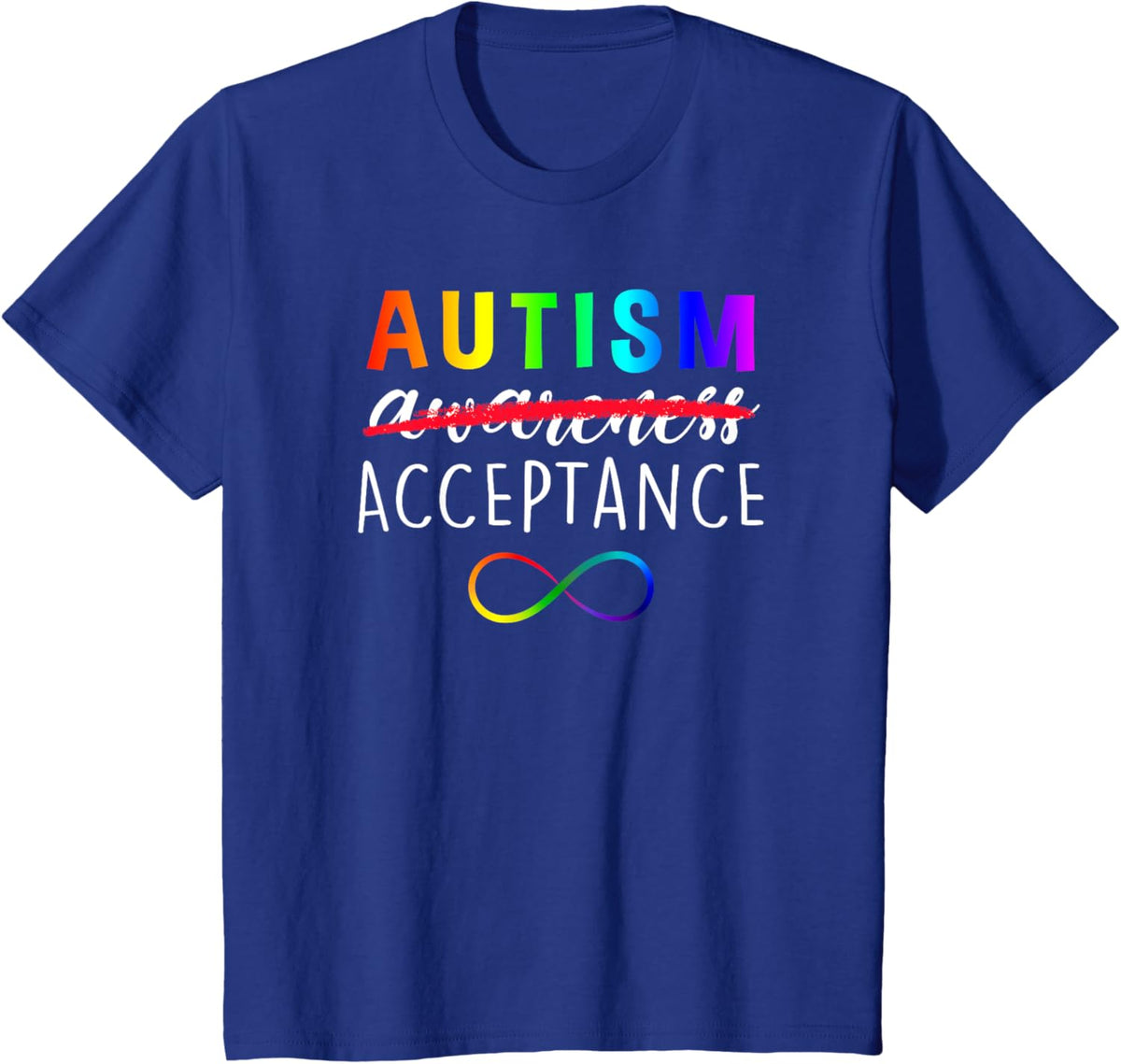 Autism - Red Instead - Acceptance Not Awareness