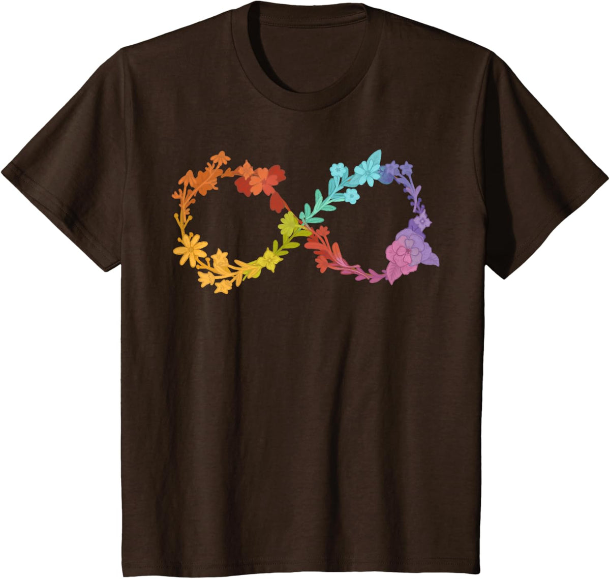 Floral Neurodiversity Infinity Symbol Autism Awareness