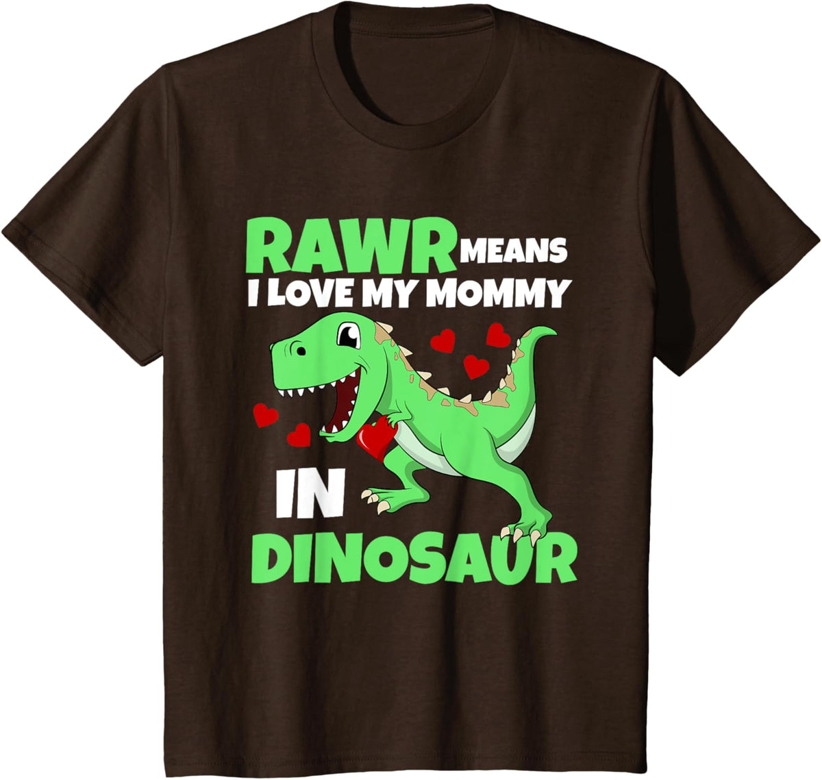 Kids I Love My Mommy Rawr Dinosaur Mom Mother&#39;s Day Toddler Boy Mother Shirt