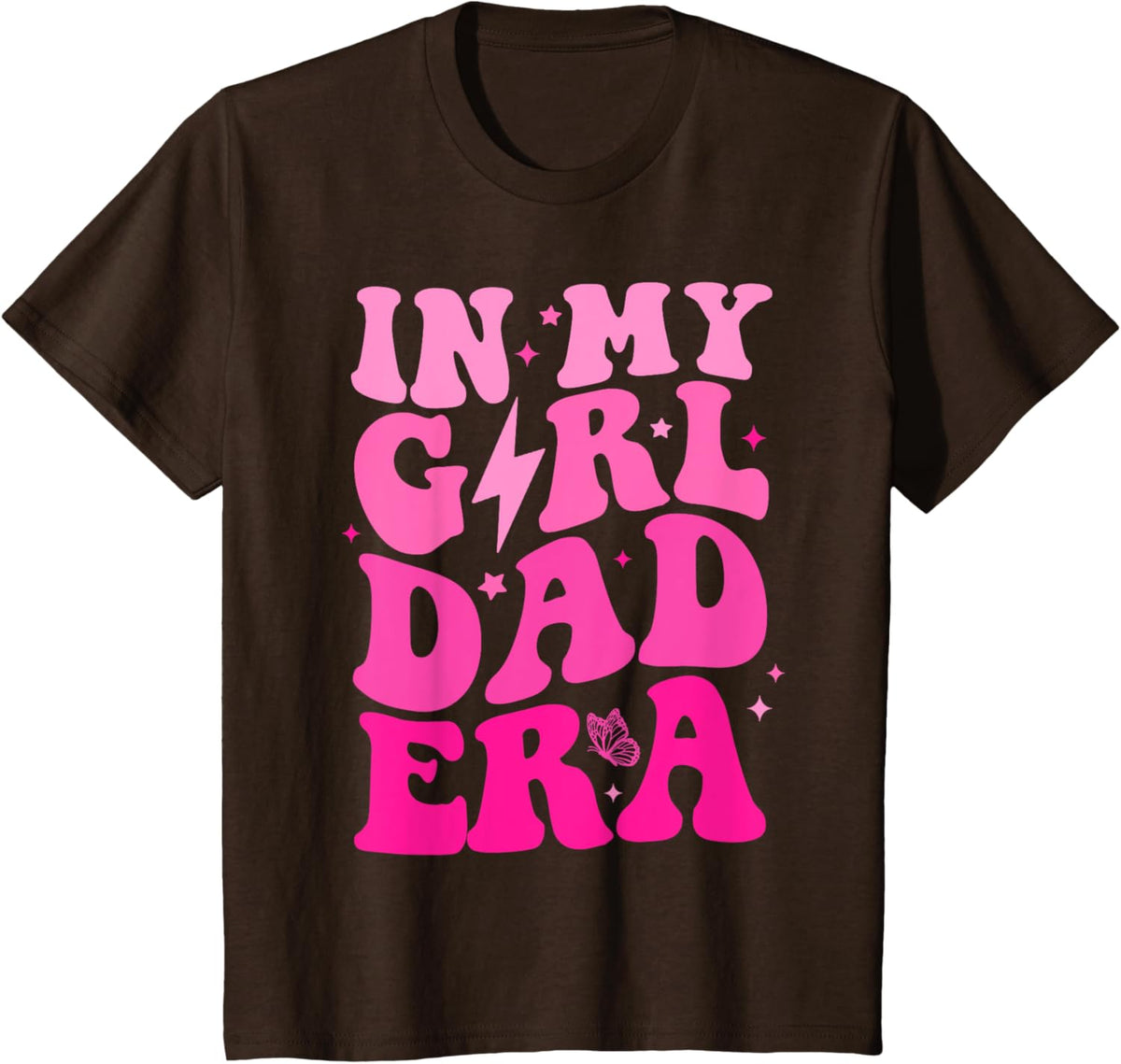 In My Dad Era Girl Groovy Retro Papa Fathers Day