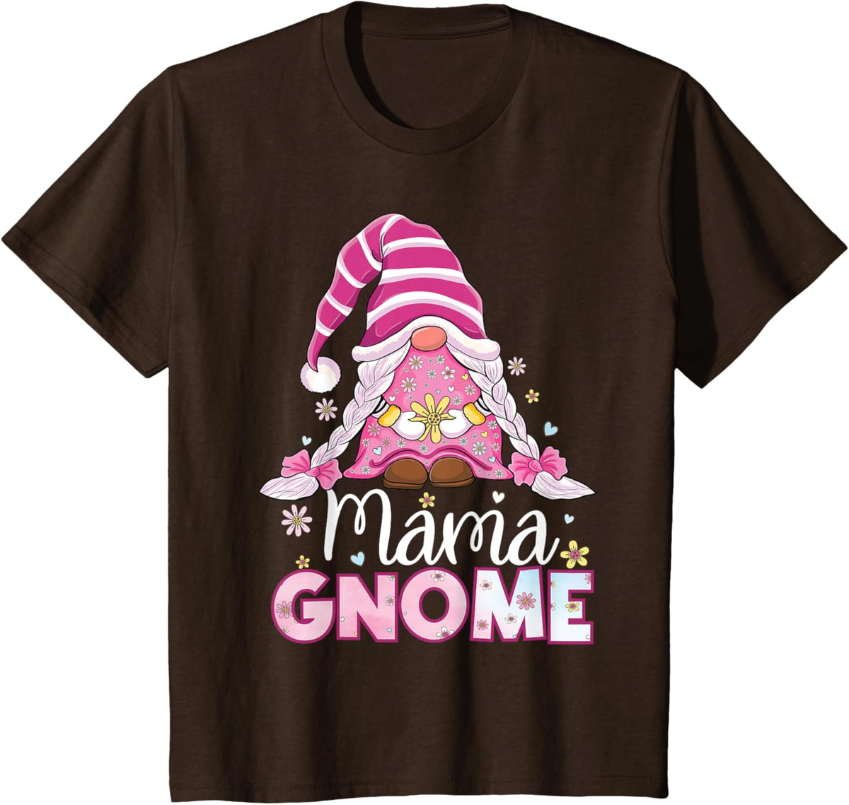 Flower For Mom Gnomies Cute Gnome Mom Happy Mother&#39;s Day