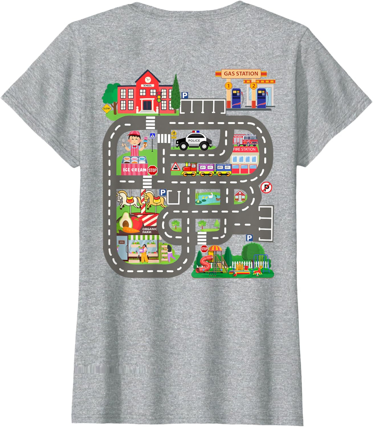 Kids Play Cars on Dad&#39;s Back Funny Father&#39;s Day Race Track